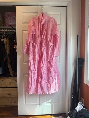 Universal Thread Light Pink Maxi Shirt Dress